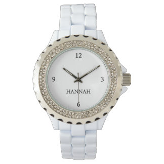 Elegante reloj personalizado "HANNAH"