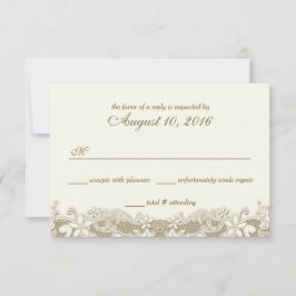 Elegante respuesta de matrimonio en el país