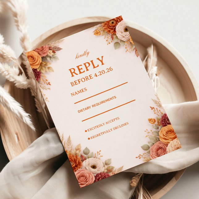 Elegante Respuesta Floral de Otoño (Subido por el creador)