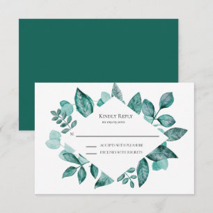 Elegante respuesta Verde azulada a la vegetación,