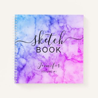 Elegante Resumen de cuaderno de esbozo Marble de g