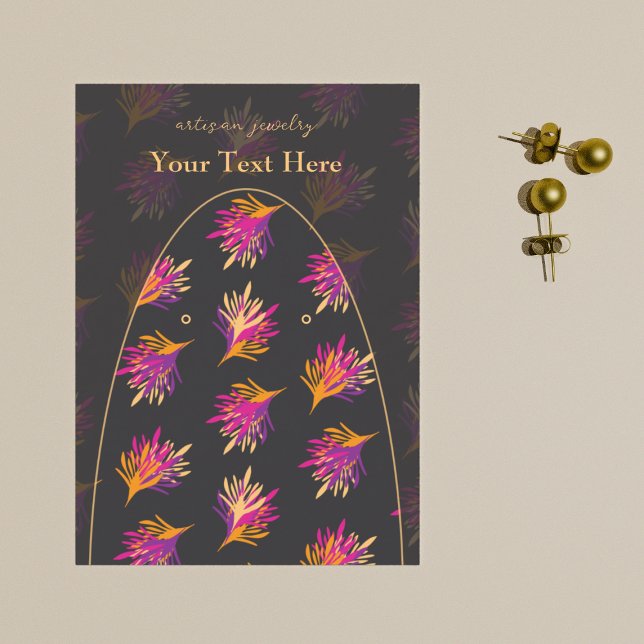 Elegante Resumen Ferns Tarjeta de visualización de (Subido por el creador)