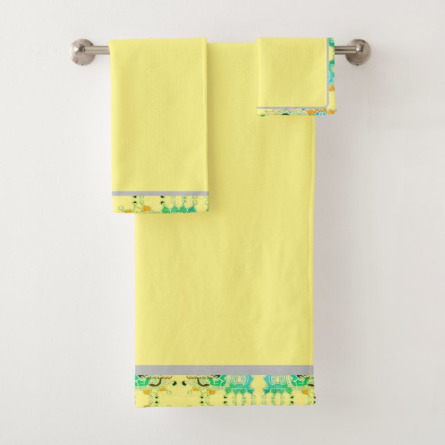 Elegante Resumen Geométrico Fondo Amarillo (In situ)