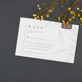 Elegante Resumen Minimalista RSVP