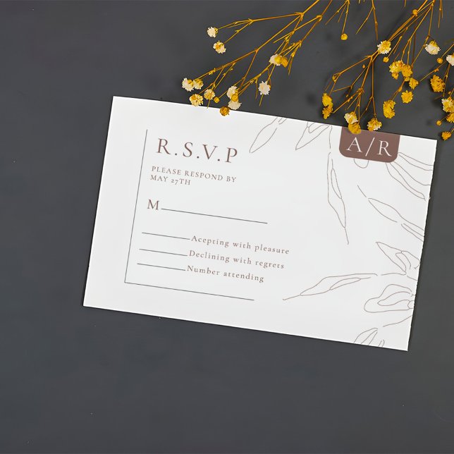 Elegante Resumen Minimalista RSVP (Subido por el creador)