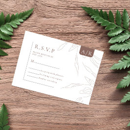 Elegante Resumen Minimalista RSVP