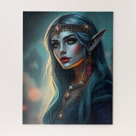 Elegante retrato Elf rompecabezas