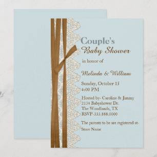 Elegante Robins Huevo Azul Invitación Baby Shower