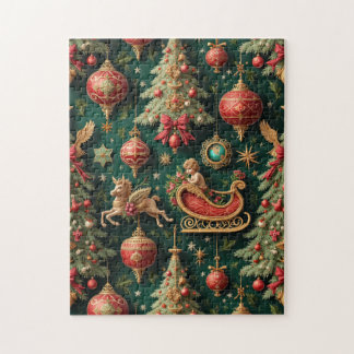 Elegante rompecabezas de Navidades barrocos