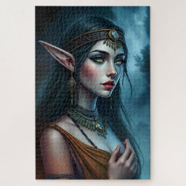 Elegante Rompecabezas Elven Beauty Jigsaw