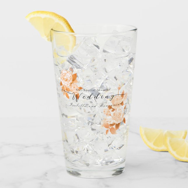 Elegante Rosa Boda (Anverso (hielo))