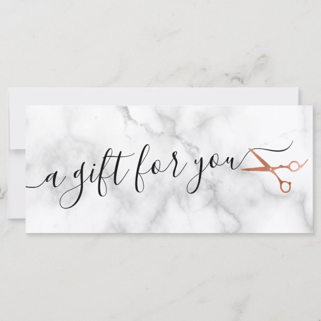 Elegante rosa de cobre tijeras de oro peinado (Anverso)