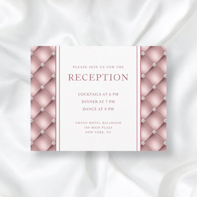 Elegante Rosa de la recepción de la boda del diama (Subido por el creador)