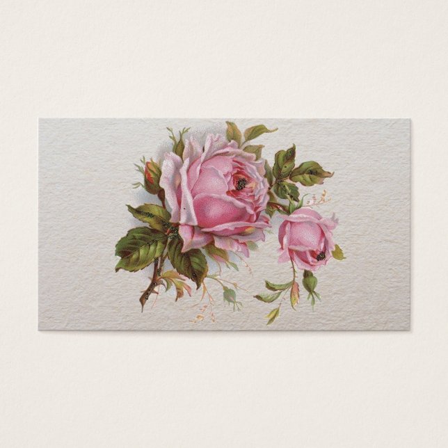 Elegante Rosa elegante de color rosa (Frente)