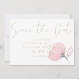 Elegante Rosa Oro Moderno Boda Sparkle