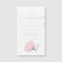 Elegante Rosa Oro Moderno Boda Sparkle