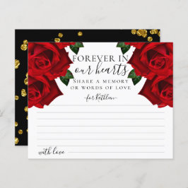 Elegante Rosa turco rojo comparte tarjeta de memor