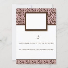 Elegante Rosa Y Marrón