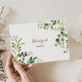 Elegante Rótulo reservado para la vegetación de ho