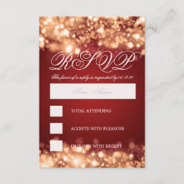 Elegante RSVP Luces de Esparkling Gold