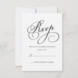 Elegante RSVP | Tarjeta de respuesta