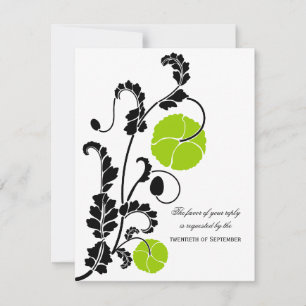 Elegante RSVP / Tarjetas de respuesta para la boda