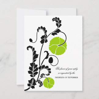 Elegante RSVP / Tarjetas de respuesta para la boda