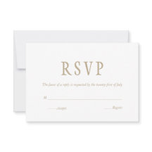 Elegante RSVP Tradicional
