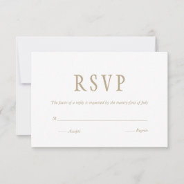 Elegante RSVP Tradicional