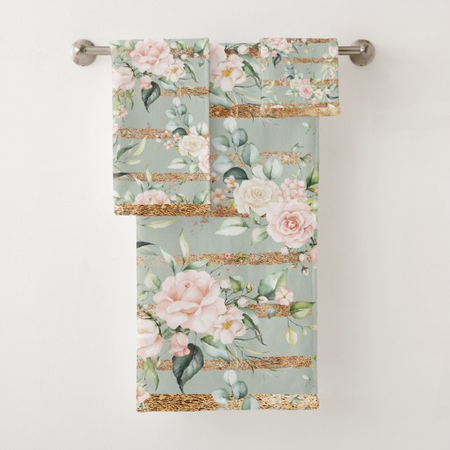 Elegante Rubor Eucalyptus Sage Green Gold (In situ)