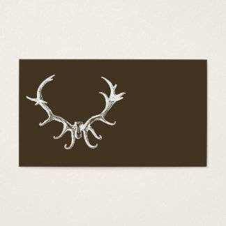 Elegante Rústica Caza de ciervos Antler Retro Stag