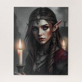 Elegante sacerdotisa Elven Jigsaw Puzzle
