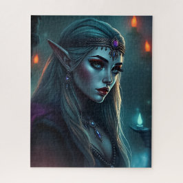 Elegante sacerdotisa Elven Jigsaw Puzzle