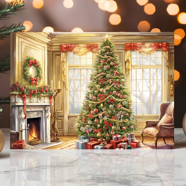 Elegante salón de árboles de Navidad (Subido por el creador)