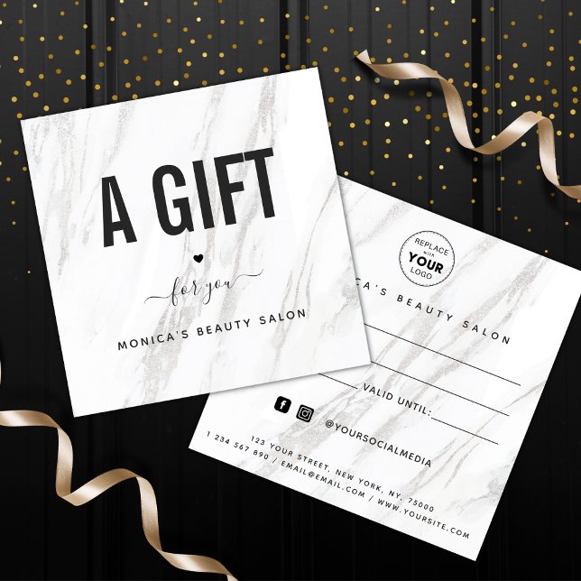 Elegante Salón de Belleza de Mármol Blanco Moda co (Subido por el creador)