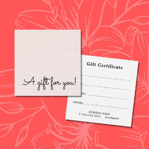 Elegante Salón de Belleza de Rosa con Textura Simp