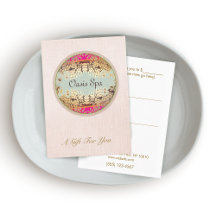 Elegante Salón de Belleza y Certificado de Regalo 