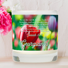 Elegante Scente Personalizado De Tulipanes Jardín