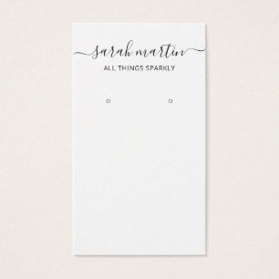 Elegante Script Tarjeta de soporte de ganancia en