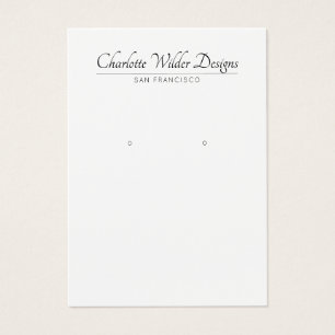 Elegante Script Tarjeta de visualización de ingres
