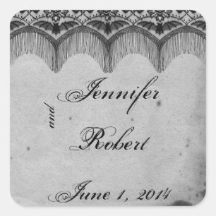 Elegante Sello para sobres gótico de Lace Posh Bod