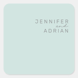 Elegante Sellos para sobres modernos mínimos de la