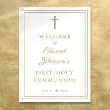 Elegante señal de bienvenida de la frontera dorada