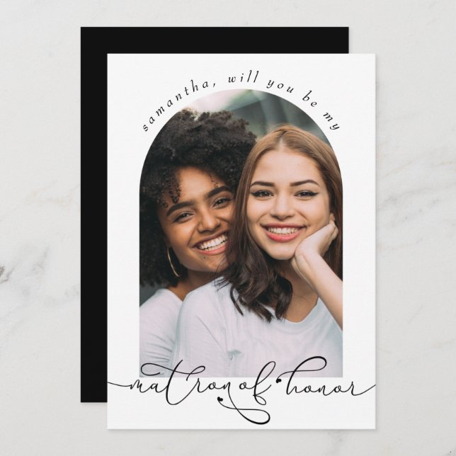 Elegante serás mi atrón de honor. (Anverso / Reverso)