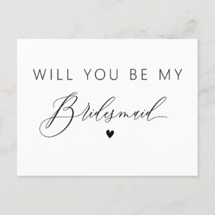 elegante serás mi tarjeta de dama de honor