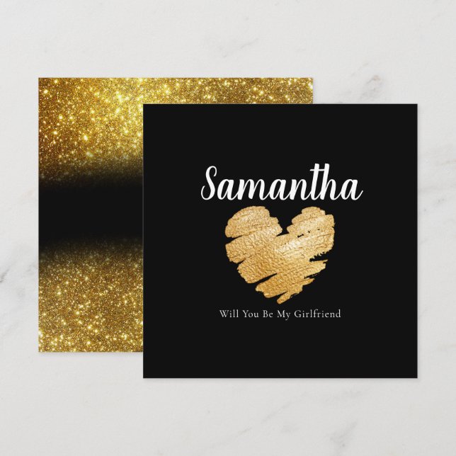Elegante Serás Mi Tarjeta De Novia/Novia (Anverso / Reverso)