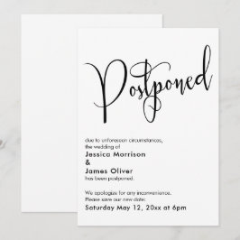 Elegante simple actualización de la tarjeta Boda p