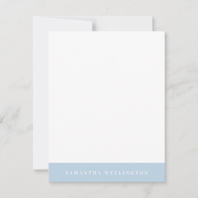 Elegante simple superposición de luz azul tarjeta  (Anverso)