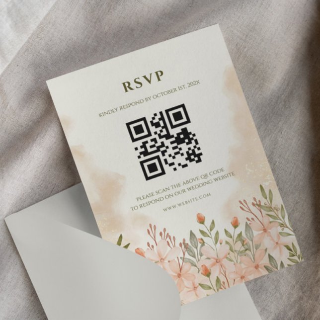 Elegante Simple Wildflower RSVP (Subido por el creador)