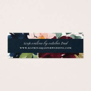 Elegante sitio web de Boda floral de la Marina de